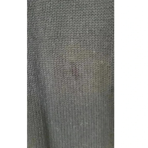 Vintage Orvis christmas cardigan sweater heavy knit womens size small mistletoe - Picture 4 of 6